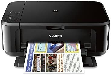 Canon Pixma MG3620 Wireless All-In-One Color Inkjet Printer with Mobile and Tablet Printing, Black, 2.6