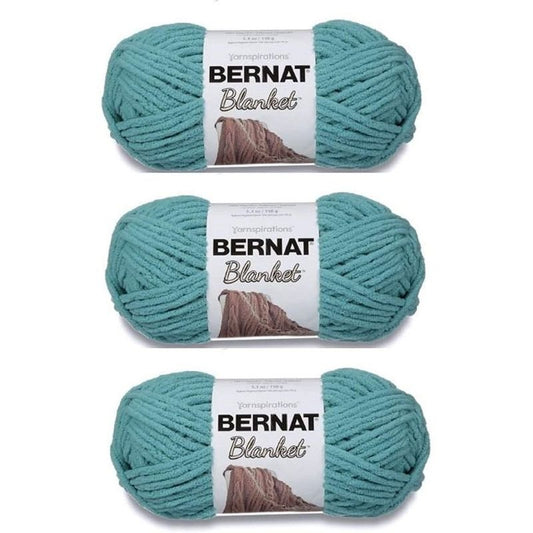 Bernat 161200-734 Blanket Yarn – Light Teal